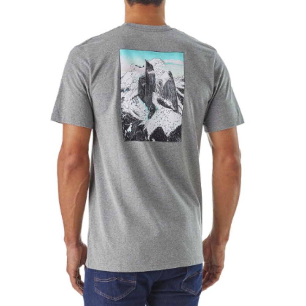 Patagonia Glacier View Rising Responsibili-Tee Men’s XL Graphic T-Shirt